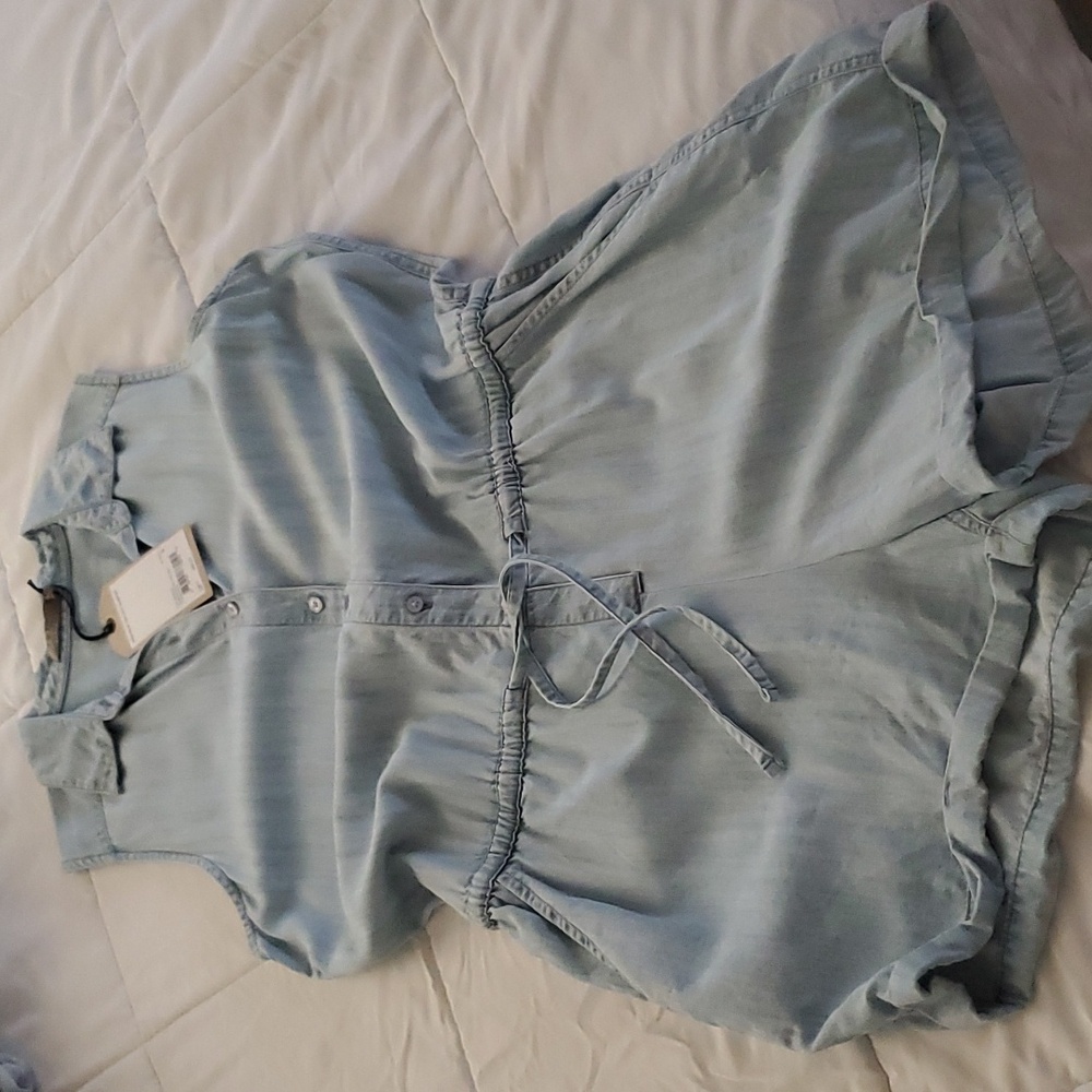PRANA rompers weekend escape rompers vintage blue